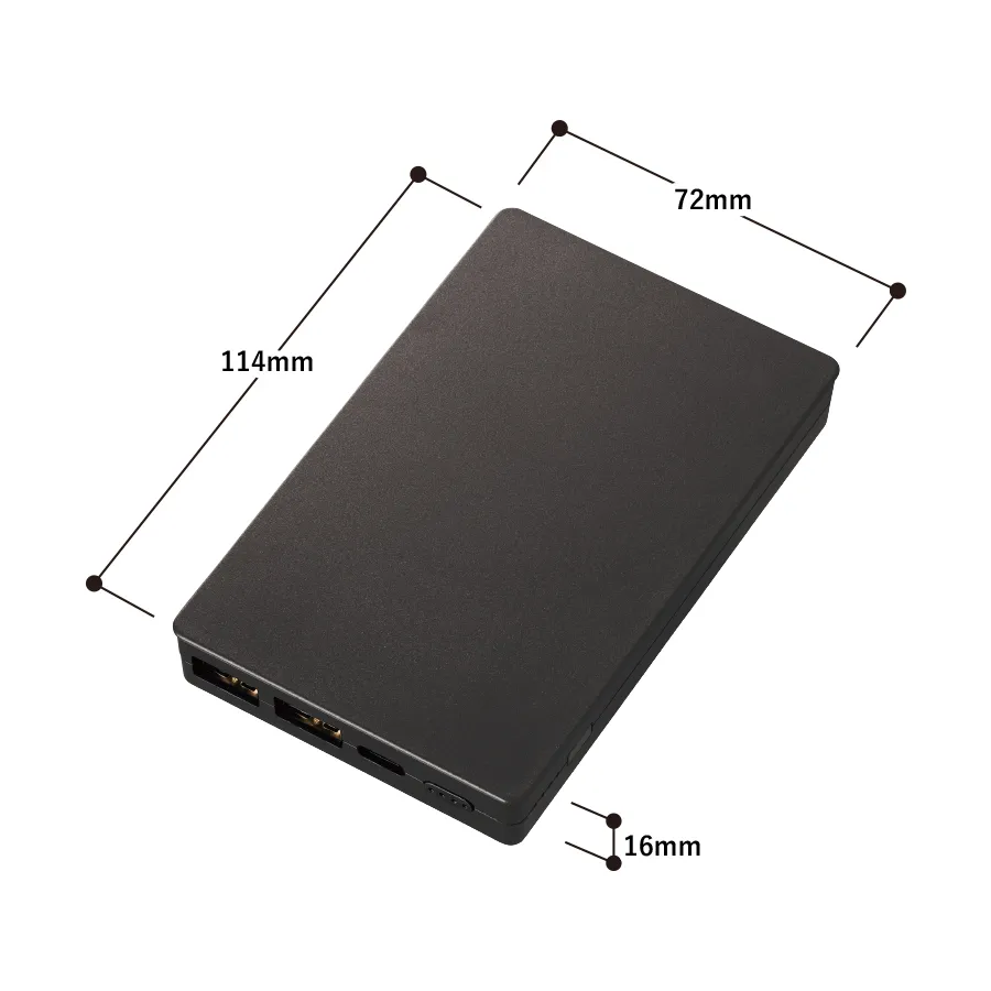 全面印刷できるモバイルチャージャー10000コンパクト