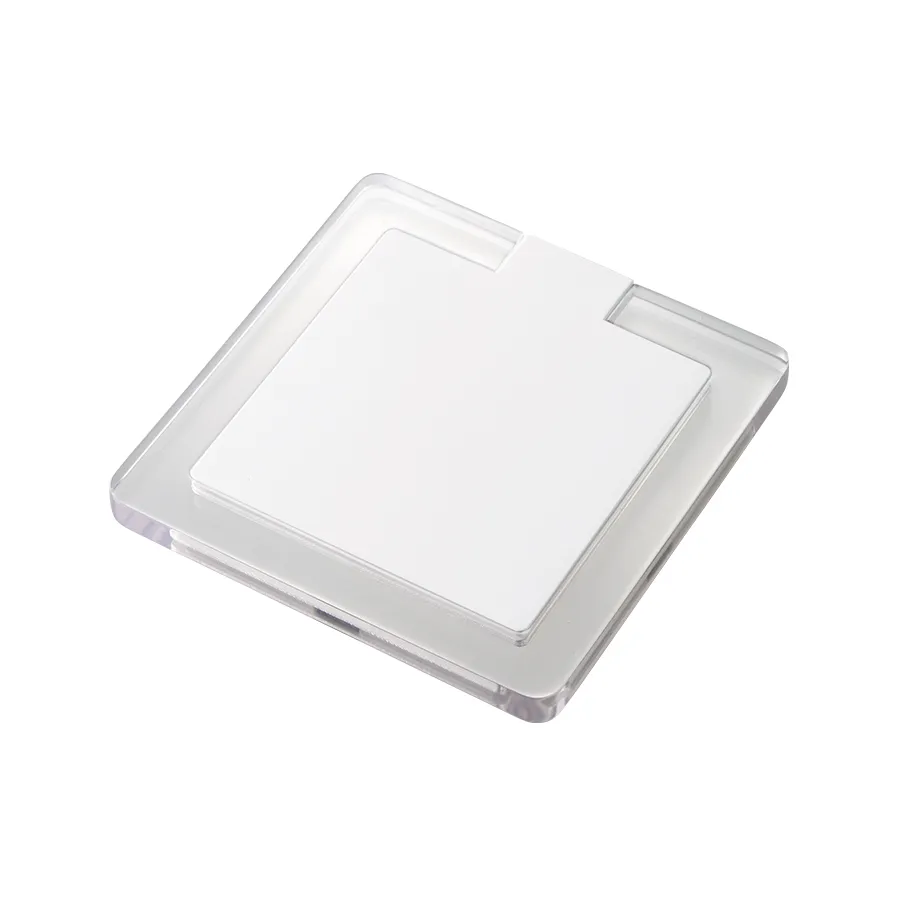 クリアワイヤレス充電器 スクエア 5W
