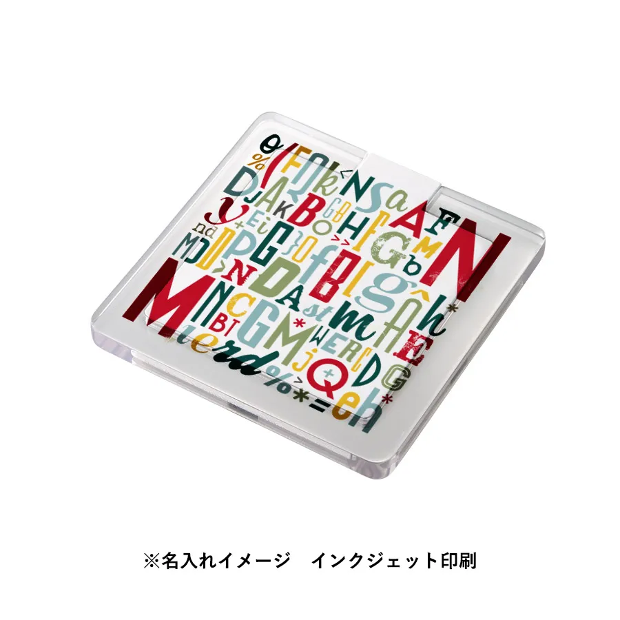 クリアワイヤレス充電器 スクエア 5W